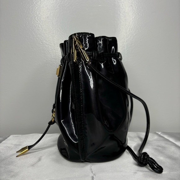 Salvatore Ferragamo Patent Leather Bucket Bag - Picture 3 of 12